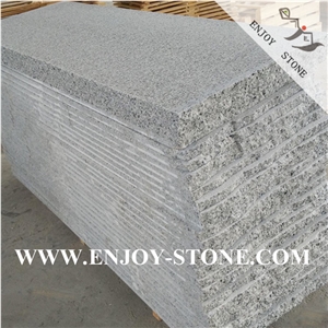 Exfoliated / Flamed G654 Sesame Black Slabs